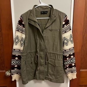Francesca’s Sweater with built in vest, Size L